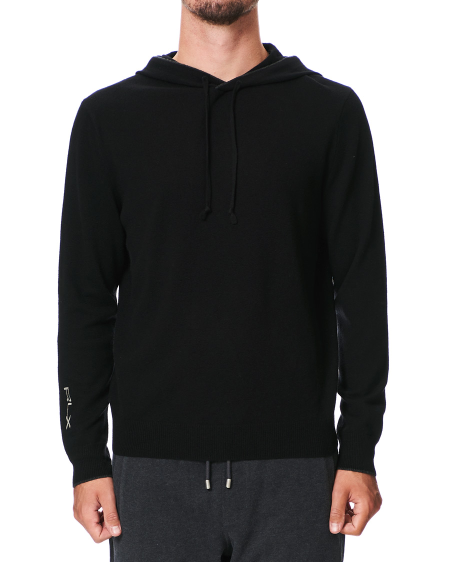 Herr | Tröjor | RLX Ralph Lauren | Washable Cashmere Hoodie Black