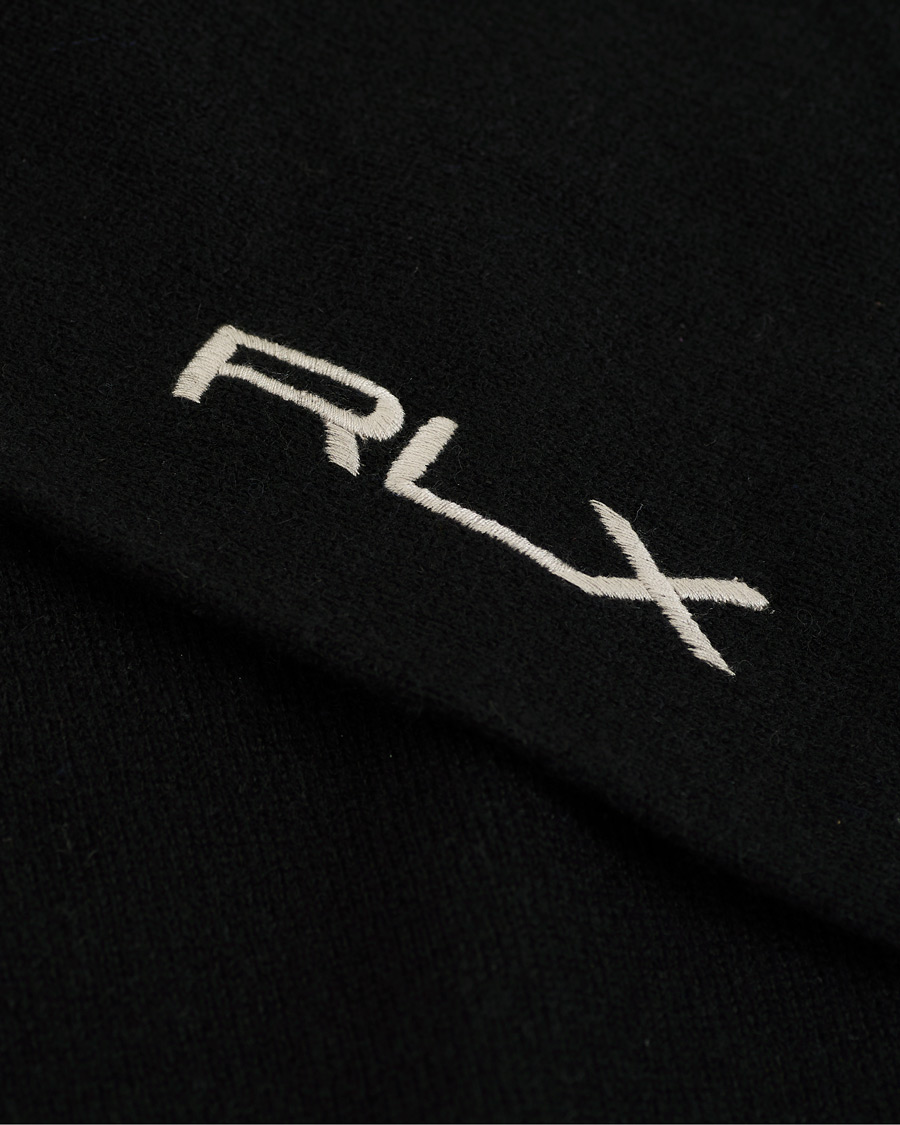 Herr | Tröjor | RLX Ralph Lauren | Washable Cashmere Hoodie Black