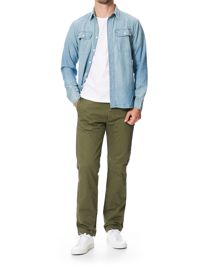 Herr | Byxor | RRL | Officer Chino Olive