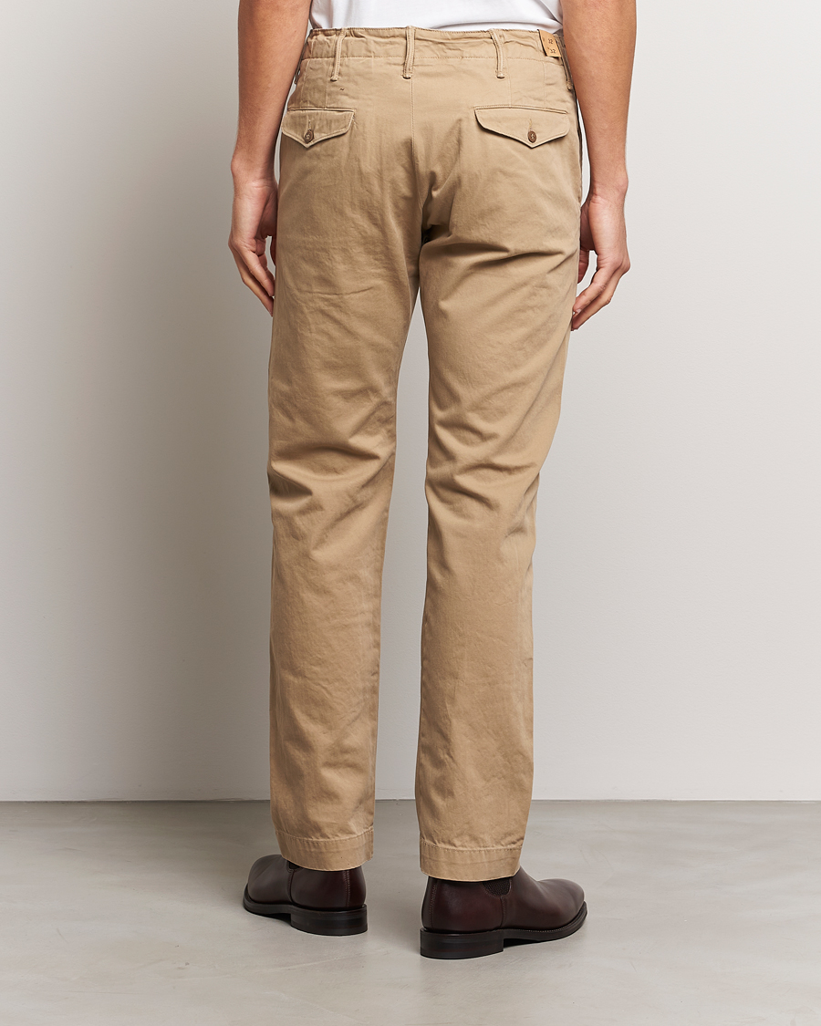 Herr | Byxor | RRL | Officers Flat Pant New Military Khaki