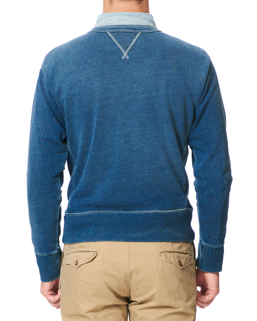 Herr | Tröjor | RRL | Double V Vintage Sweatshirt Washed Indigo