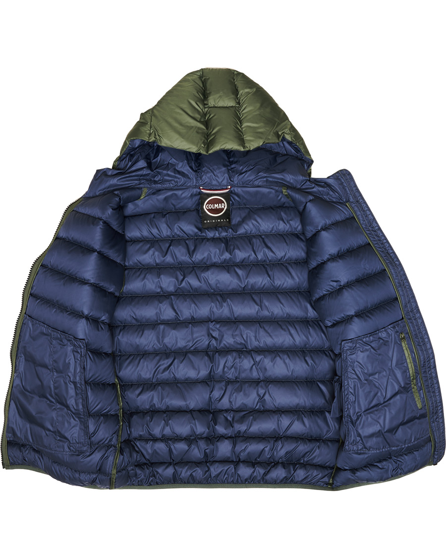 Herr | Jackor | Colmar | Concrete Down Hooded Jacket Matcha