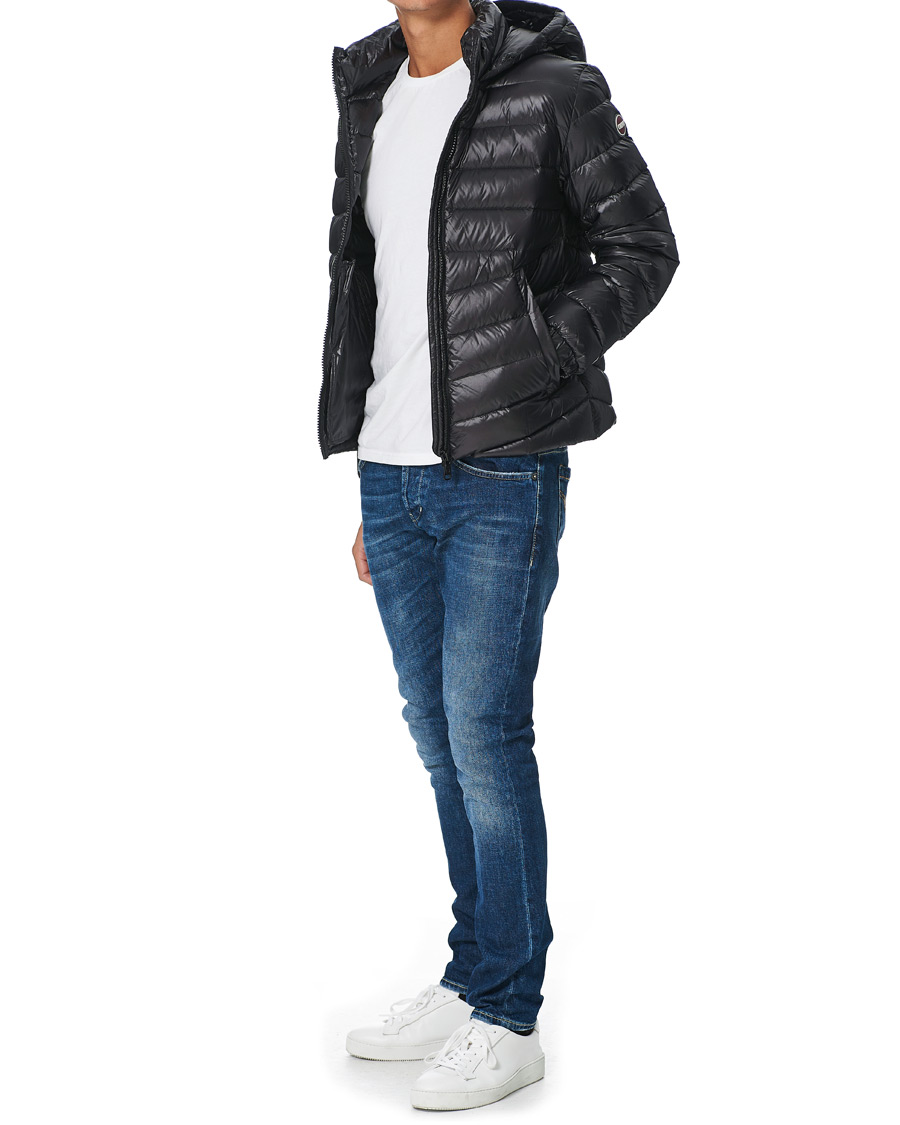 Herr | Jackor | Colmar | Blaze High Shine Down Hooded Jacket Black