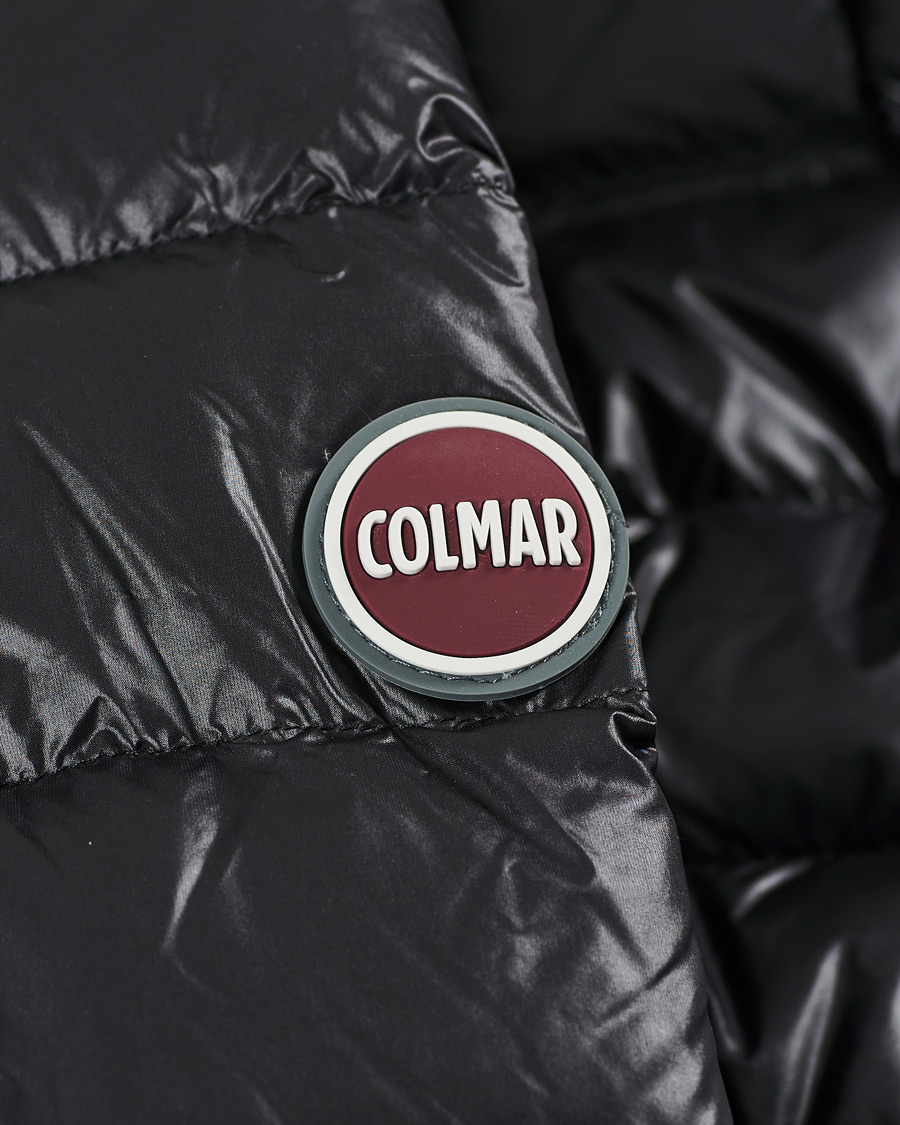 Herr | Jackor | Colmar | Blaze High Shine Down Hooded Jacket Black