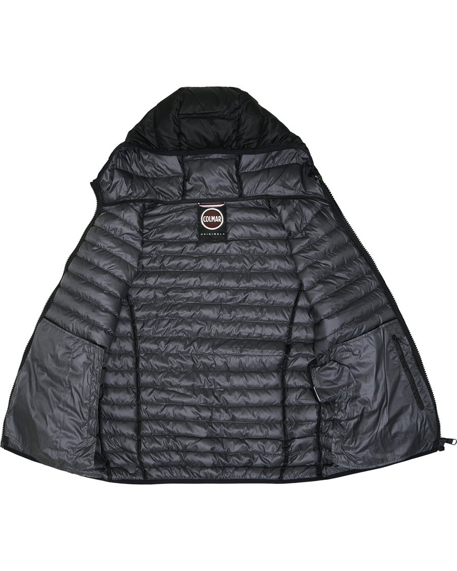Herr | Jackor | Colmar | Floid Lightweight Down Hooded Jacket Black