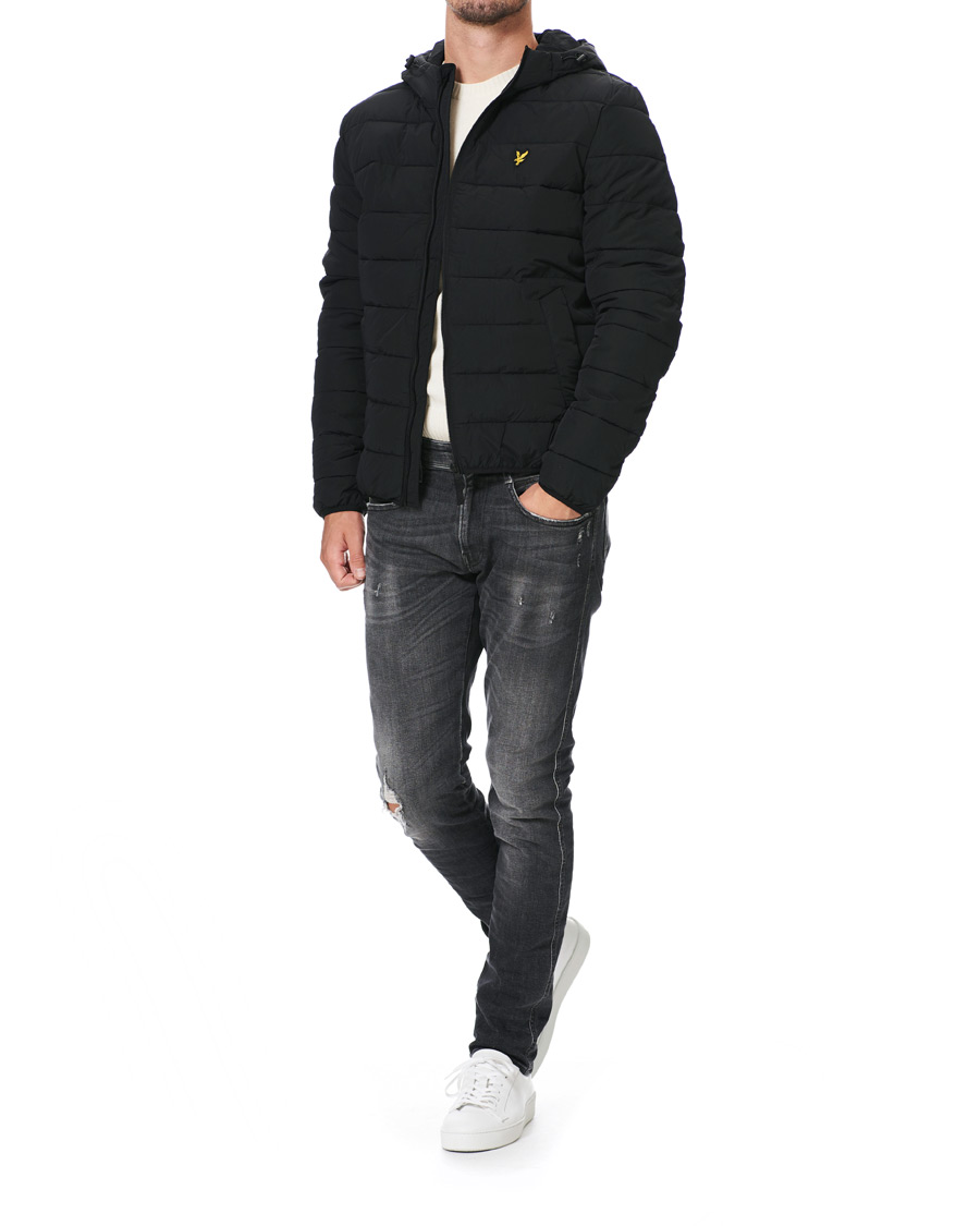 Herr | Jackor | Lyle & Scott | Lightweight Puffer Jacket Jet Black