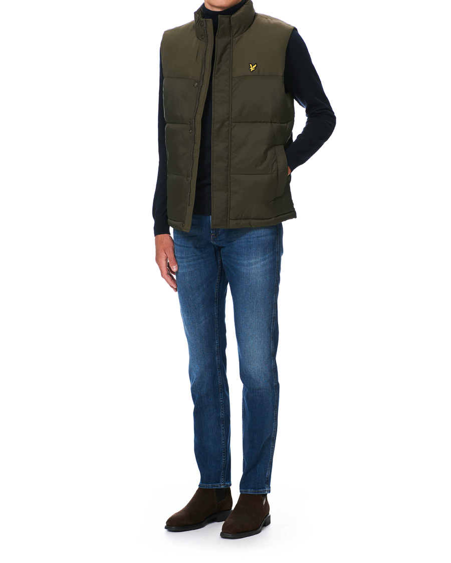 Herr | Jackor | Lyle & Scott | Wadded Ripstop Vest Trek Green