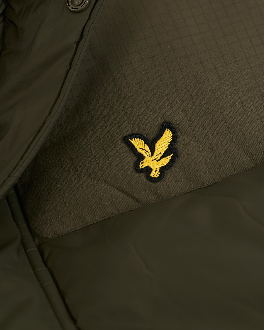 Herr | Jackor | Lyle & Scott | Wadded Ripstop Vest Trek Green