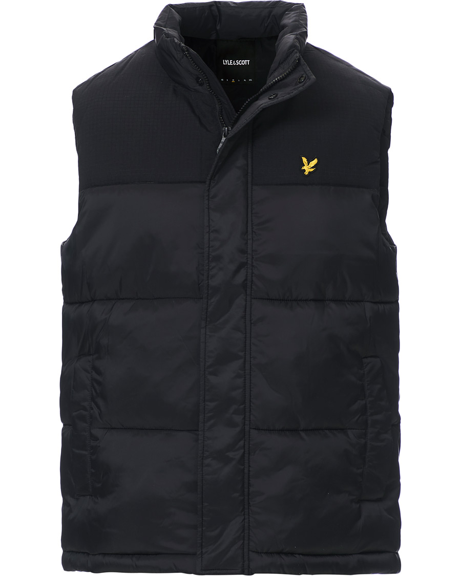 Herr | Jackor | Lyle & Scott | Wadded Gilet Vest Black