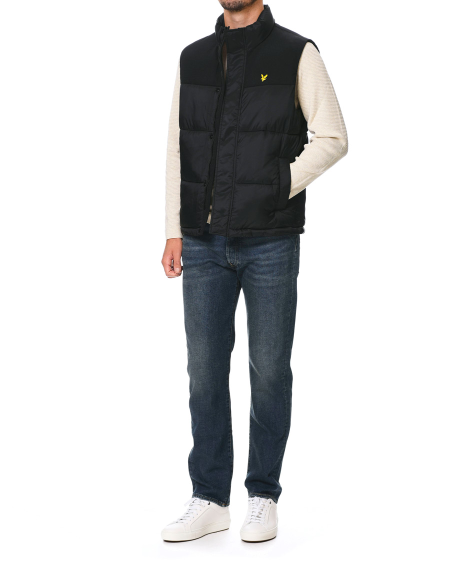 Herr | Jackor | Lyle & Scott | Wadded Gilet Vest Black