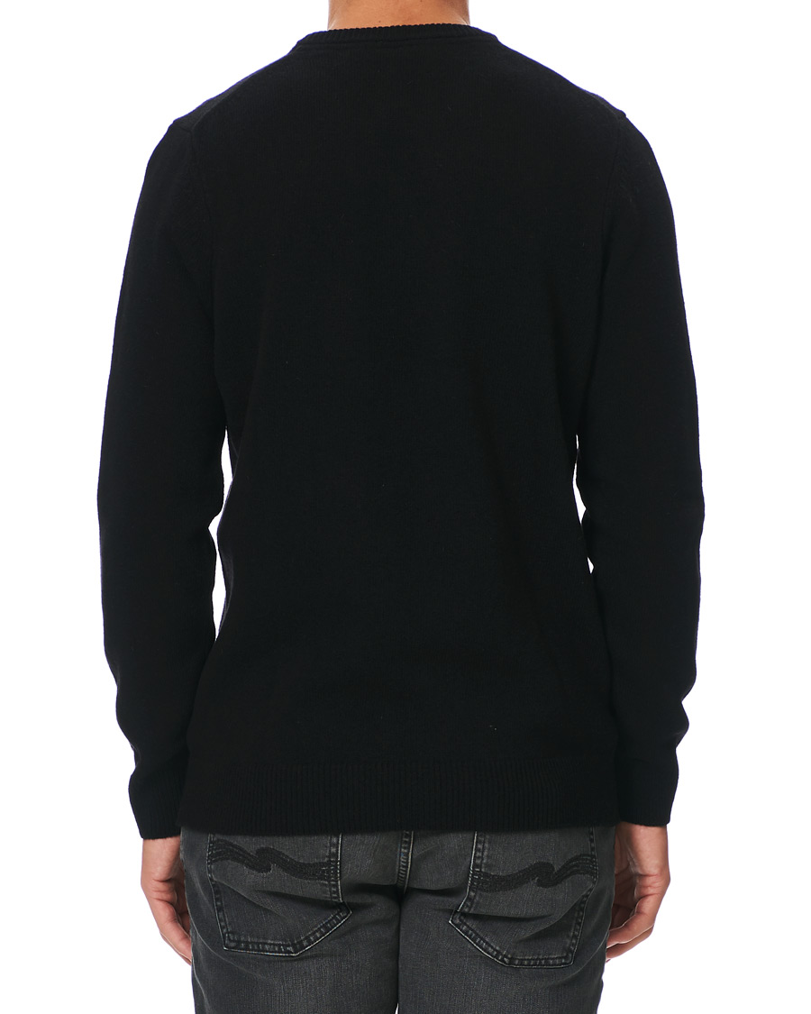 Herr | Tröjor | Lyle & Scott | Lambswool Crew Neck Pullover Black