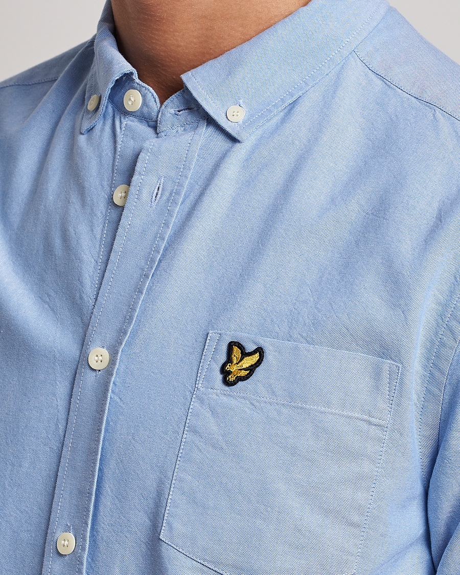 Herr | Skjortor | Lyle & Scott | Lightweight Oxford Shirt Riviera Blue