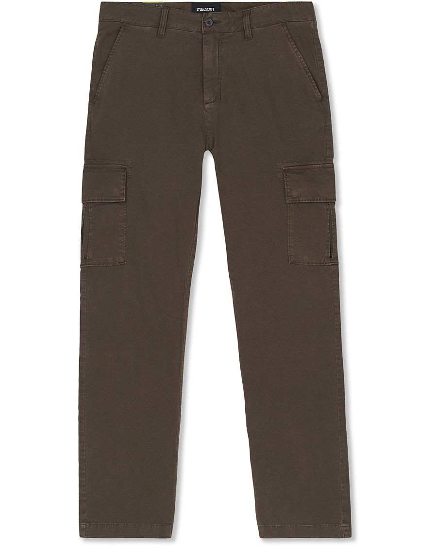 Herr | Byxor | Lyle & Scott | Cargo Pants Trek Green