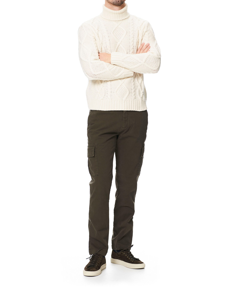 Herr | Byxor | Lyle & Scott | Cargo Pants Trek Green