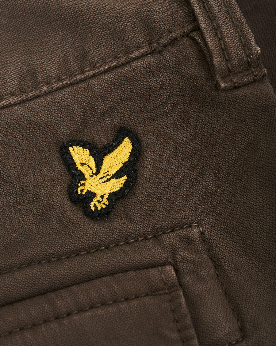 Herr | Byxor | Lyle & Scott | Cargo Pants Trek Green