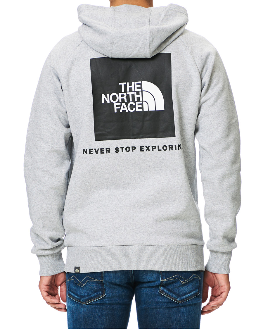 Herr | Tröjor | The North Face | Raglan Redbox Hoodie Grey Heather