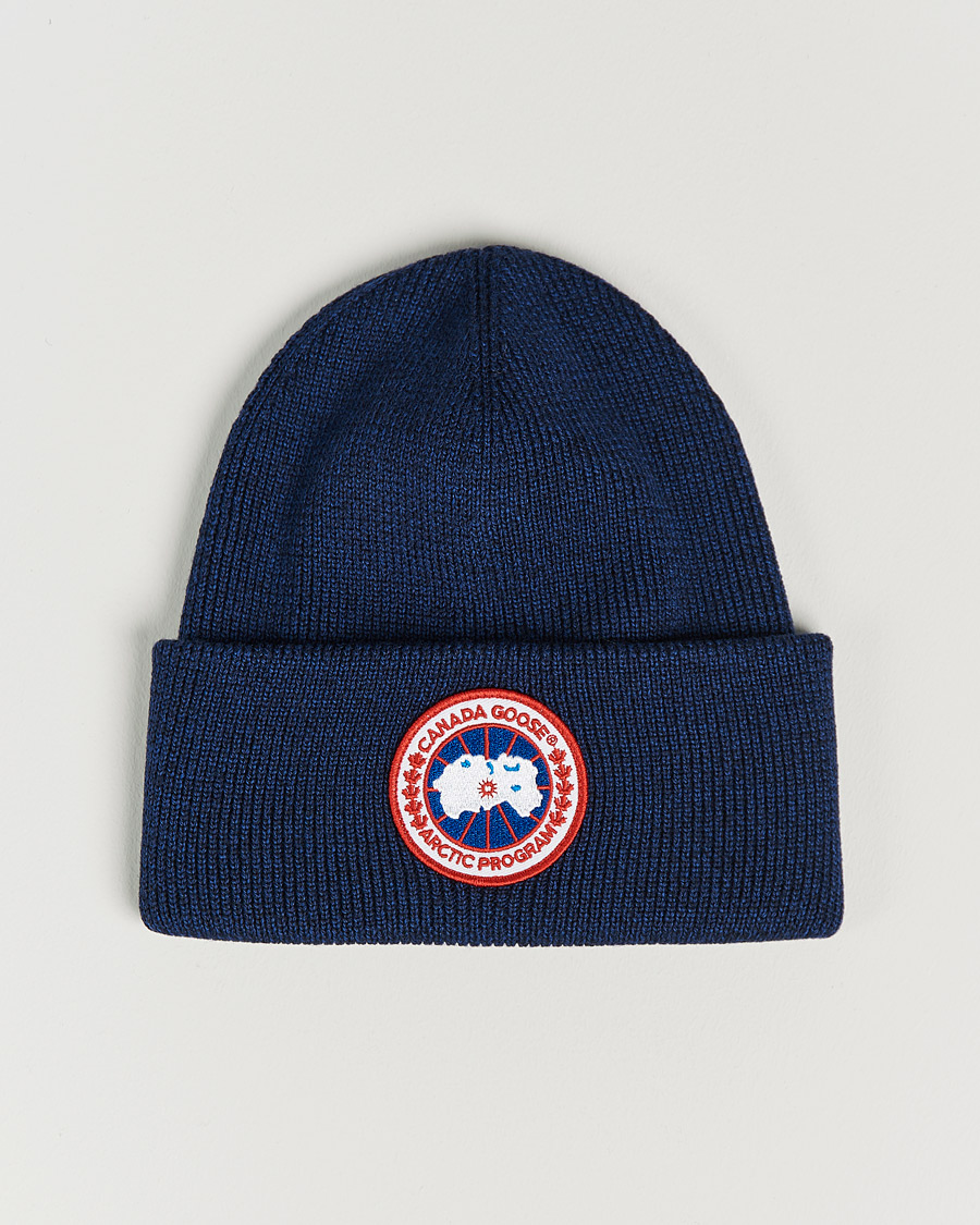Herr | Canada Goose Arctic Disc Toque Navy Heather | Canada Goose | Arctic Disc Toque Navy Heather