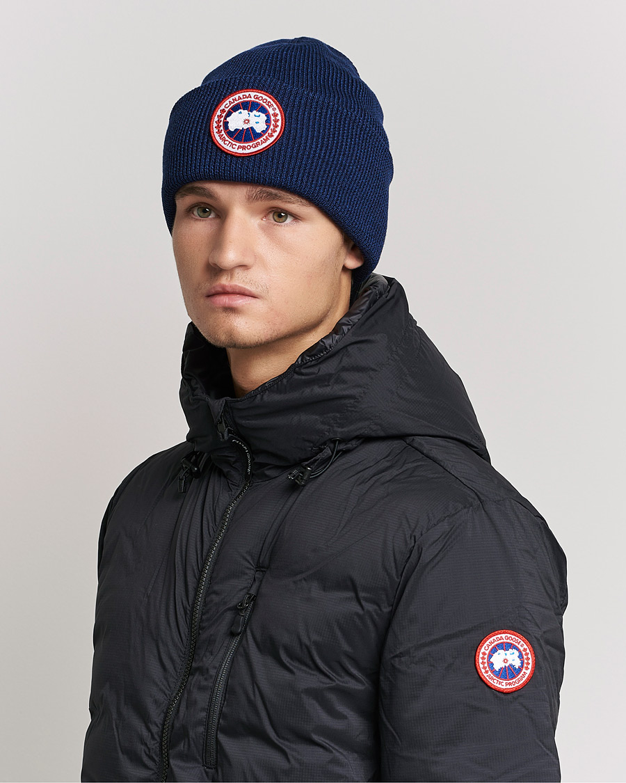 Herr | Mössor | Canada Goose | Arctic Disc Toque Navy Heather