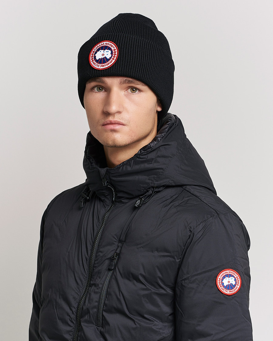 Herr | Canada Goose Arctic Disc Toque Black | Canada Goose | Arctic Disc Toque Black