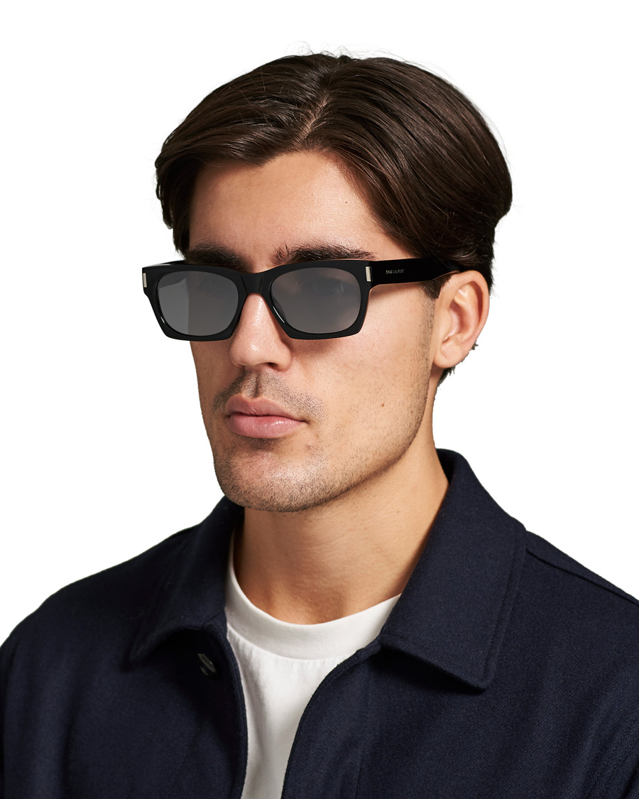 Herr | Saint Laurent SL 402 Sunglasses Black/Silver | Saint Laurent | SL 402 Sunglasses Black/Silver