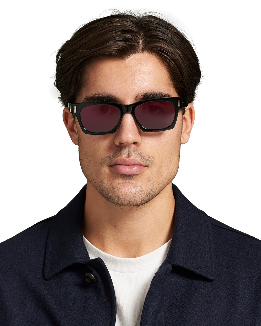 Herr | Saint Laurent SL 402 Sunglasses Black/Silver | Saint Laurent | SL 402 Sunglasses Black/Silver