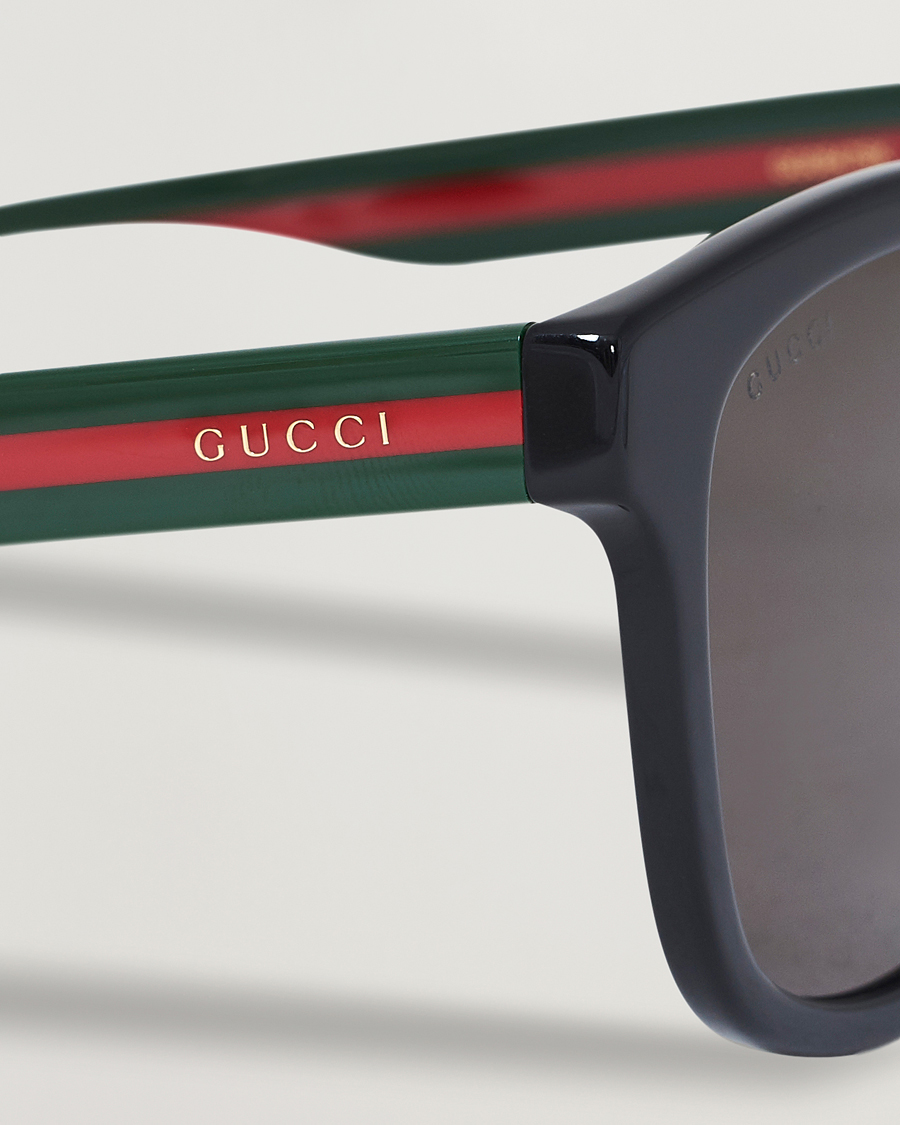 Herr | Gucci GG0847SK Sunglasses Black/Green | Gucci | GG0847SK Sunglasses Black/Green