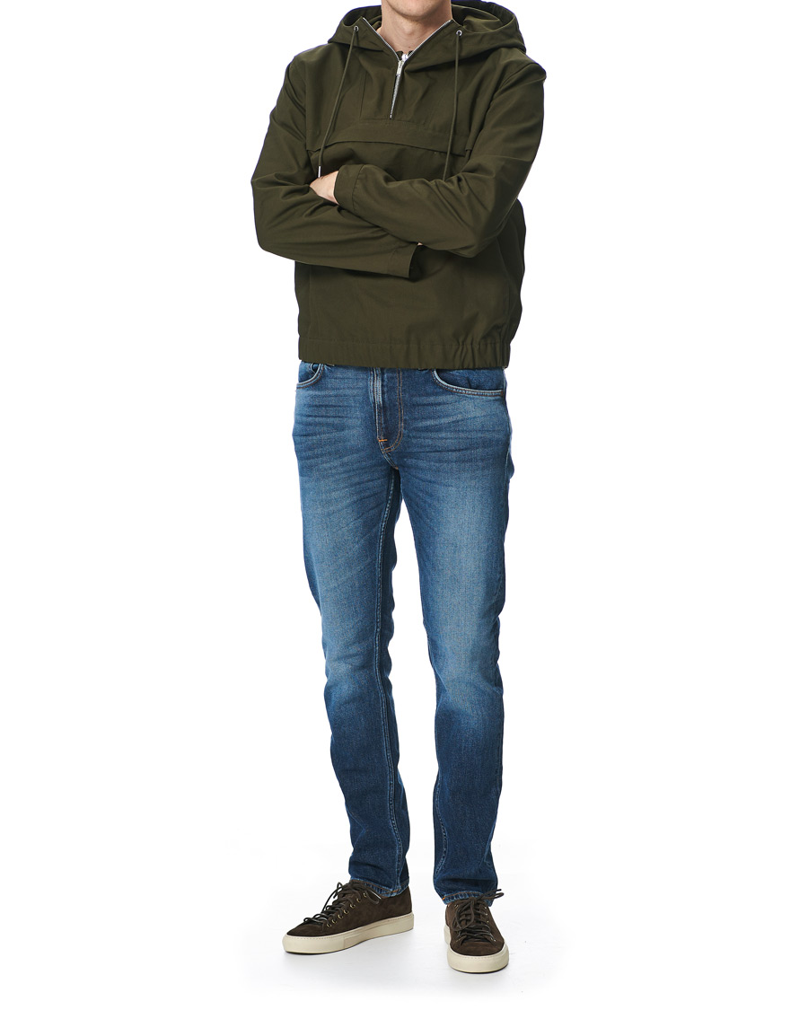 Herr | Jeans | Nudie Jeans | Lean Dean Stretch Jeans Dark Sharp Twill