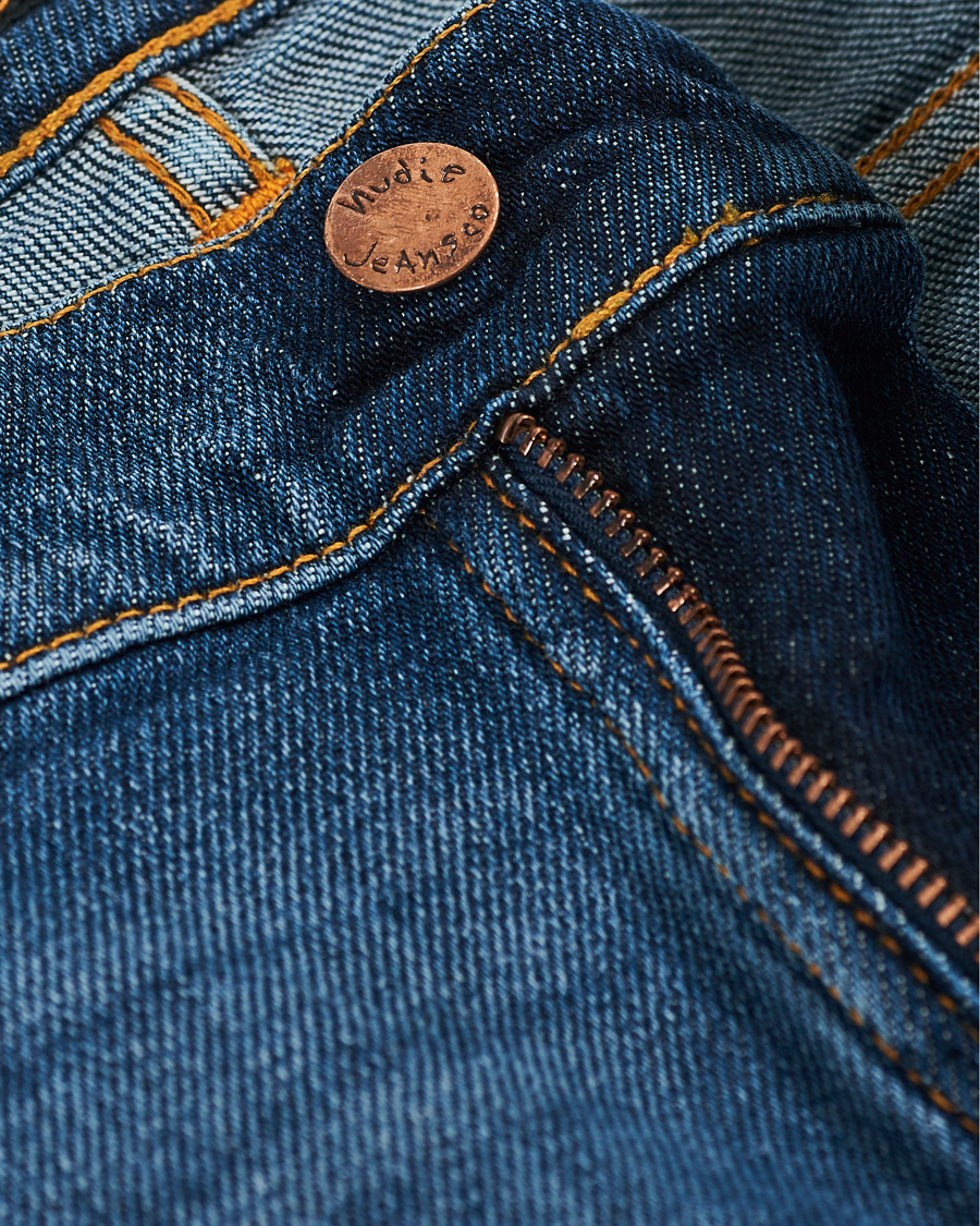 Herr | Jeans | Nudie Jeans | Lean Dean Stretch Jeans Dark Sharp Twill