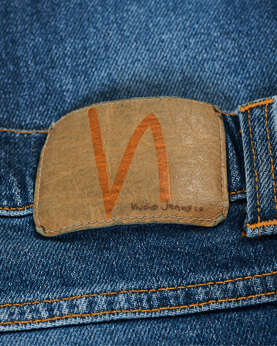 Herr | Jeans | Nudie Jeans | Lean Dean Stretch Jeans Dark Sharp Twill