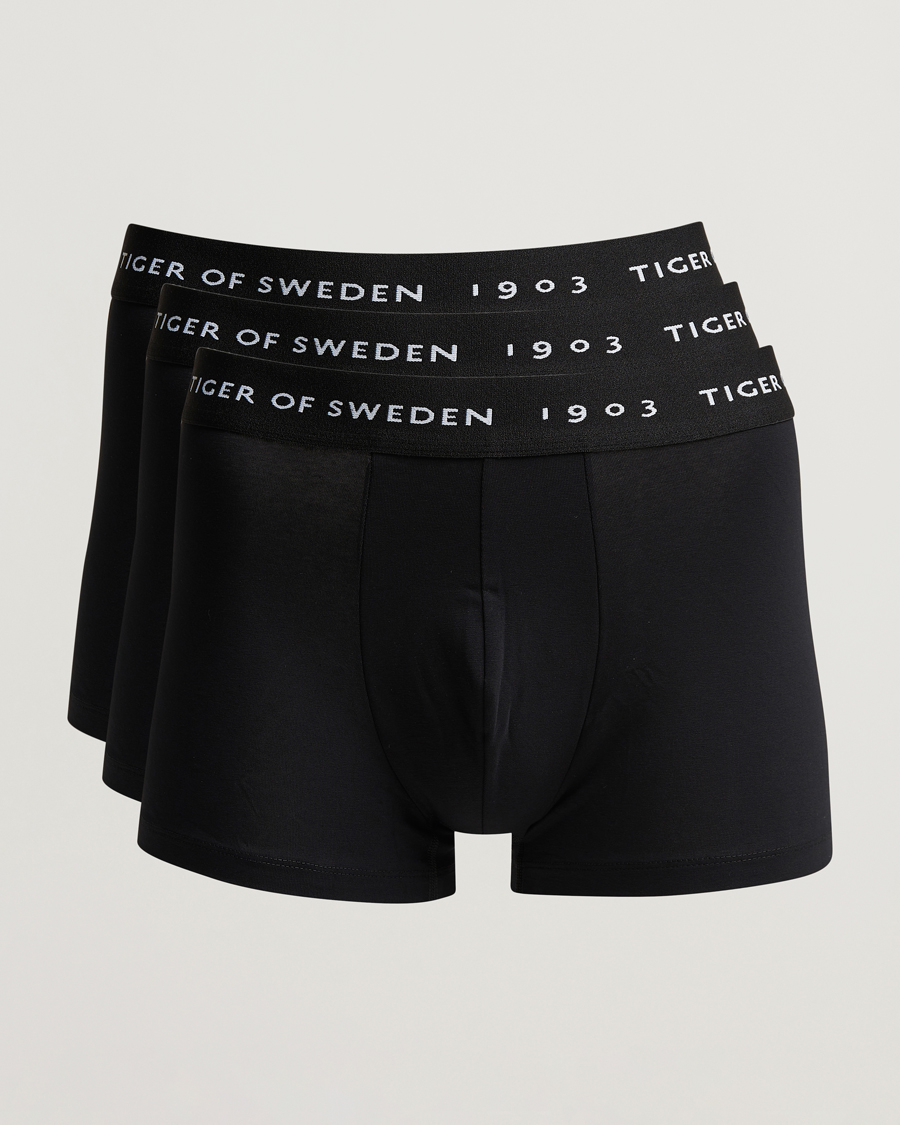 Herr |  | Tiger of Sweden | Hermod Cotton 3-Pack Boxer Brief Black