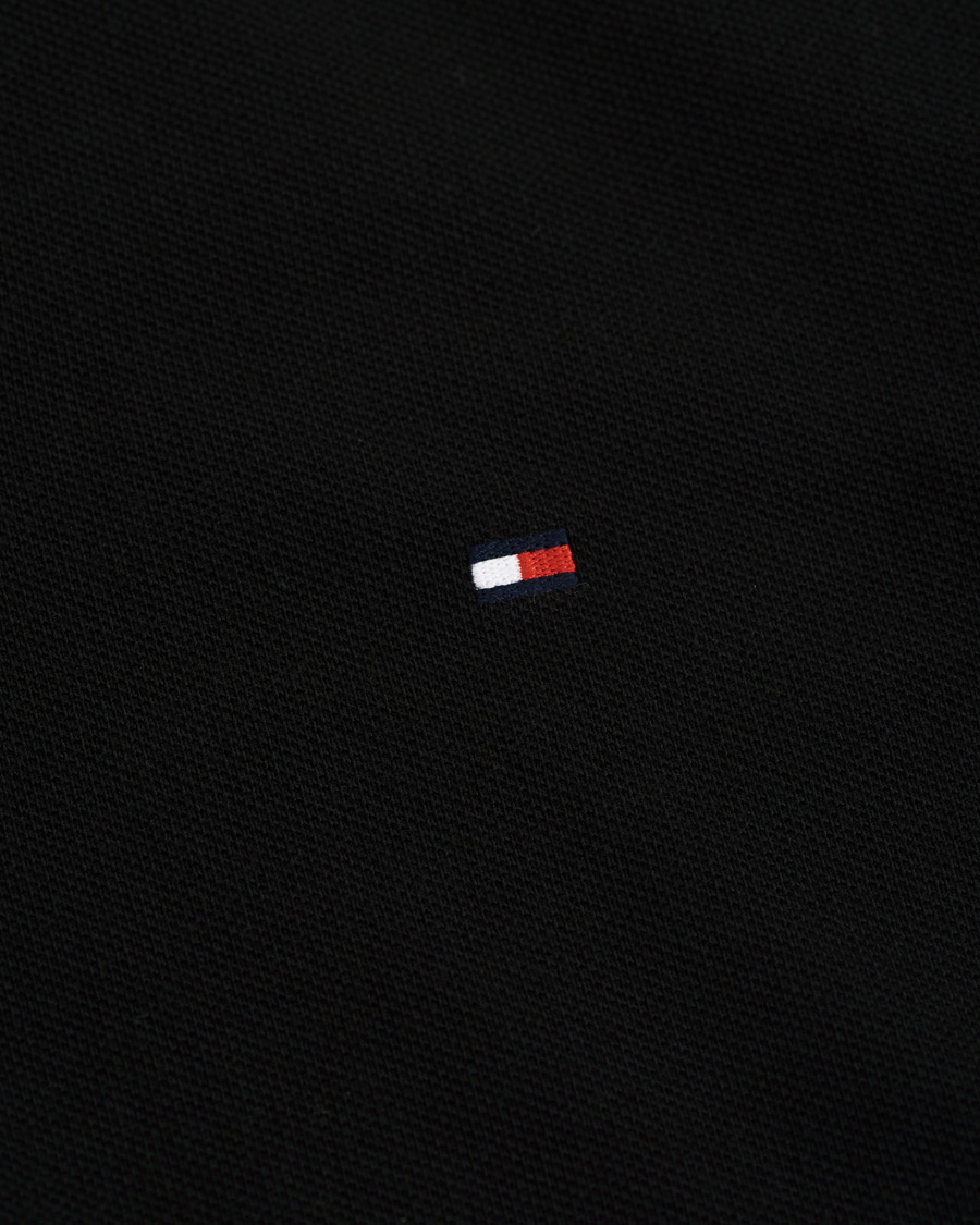 Herr | Pikéer | Tommy Hilfiger | Slim Fit Tipped Polo Black