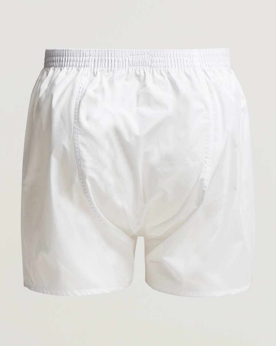 Herr | Underkläder | Derek Rose | Classic Fit Cotton Boxer Shorts White