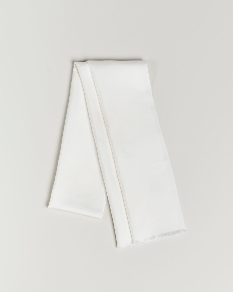 Herr | Scarves | Amanda Christensen | Ceremony Self Fringes Scarf White