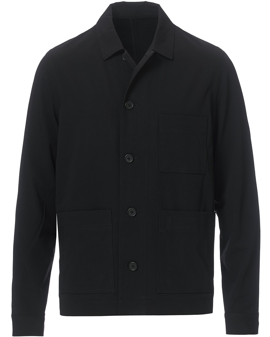 Herr | Skjortor | Samsøe Samsøe | Samsøe & Samsøe Worker X Shirt Jacket Black
