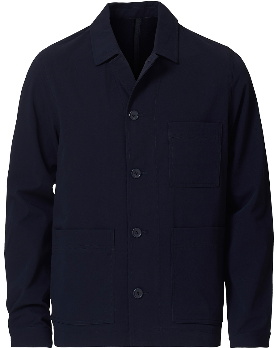 Herr | Skjortor | Samsøe Samsøe | Samsøe & Samsøe Worker X Shirt Jacket Night Sky