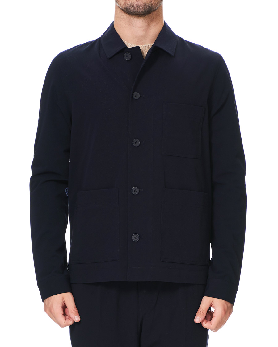 Herr | Skjortor | Samsøe Samsøe | Samsøe & Samsøe Worker X Shirt Jacket Night Sky
