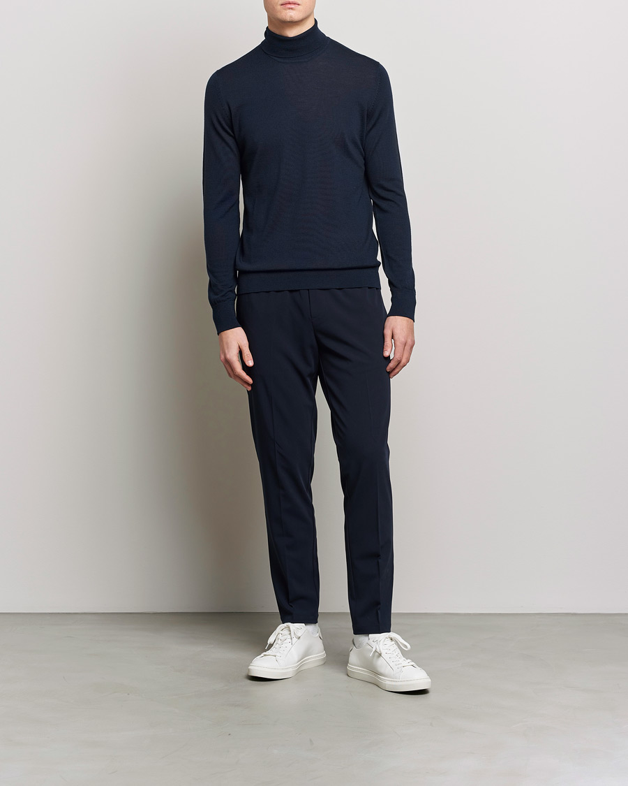 Herr | Byxor | Samsøe Samsøe | Smithy Drawstring Trousers Night Sky