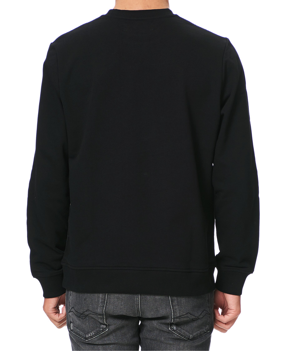 Herr | Tröjor | Samsøe Samsøe | Samsøe & Samsøe Hugo Organic Cotton Crew Neck Sweat Black