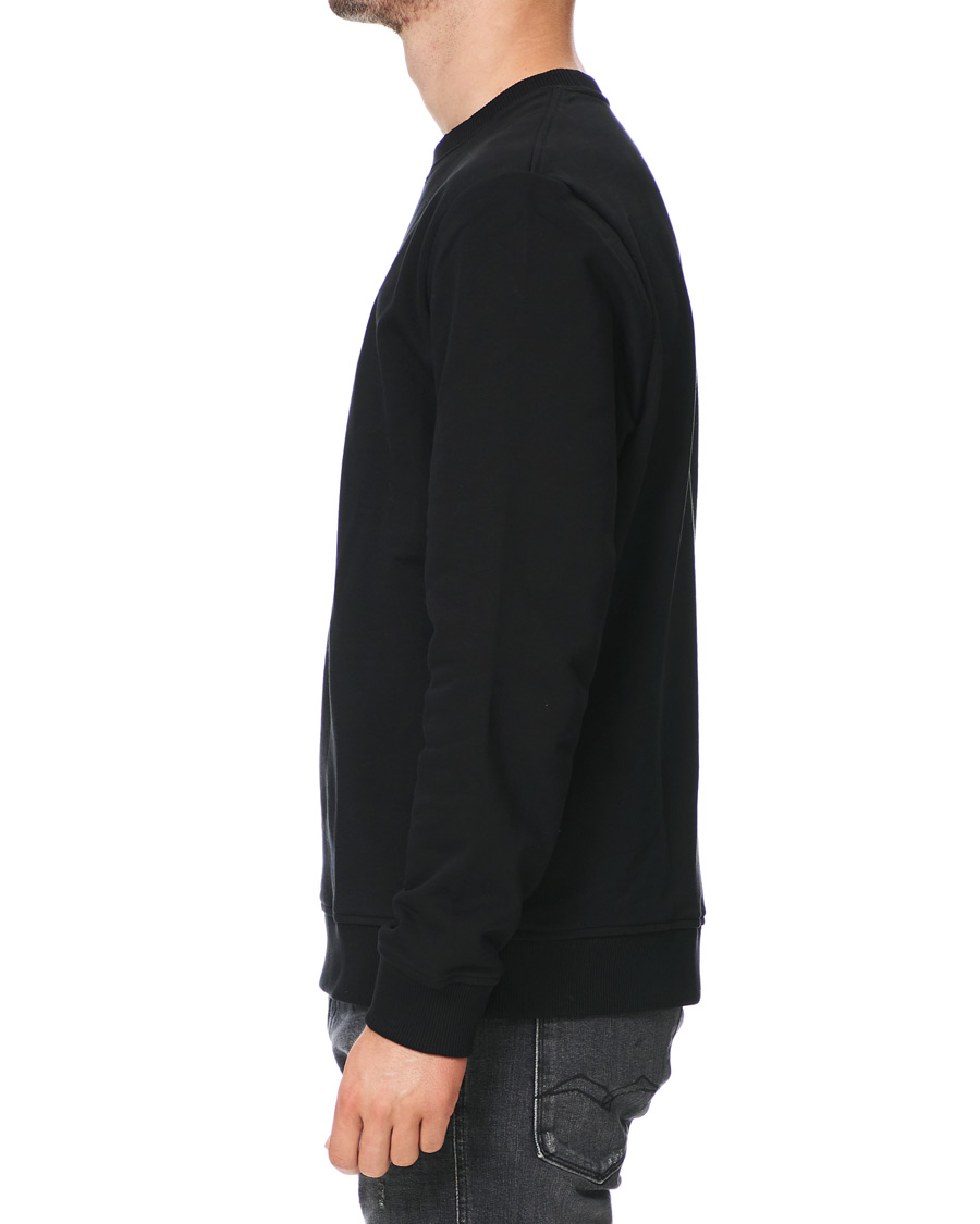 Herr | Tröjor | Samsøe Samsøe | Samsøe & Samsøe Hugo Organic Cotton Crew Neck Sweat Black