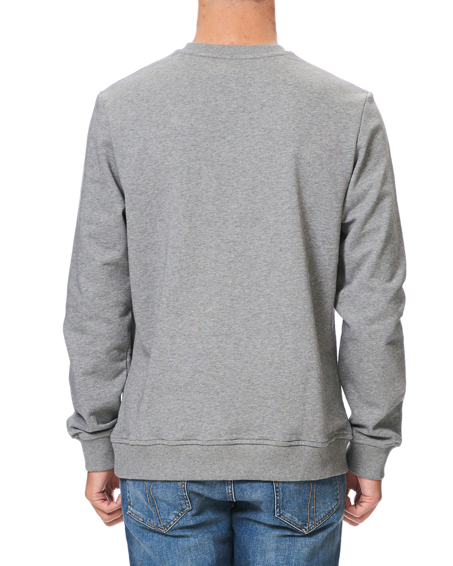 Herr | Tröjor | Samsøe Samsøe | Samsøe & Samsøe Hugo Organic Cotton Crew Neck Sweat Grey Mel