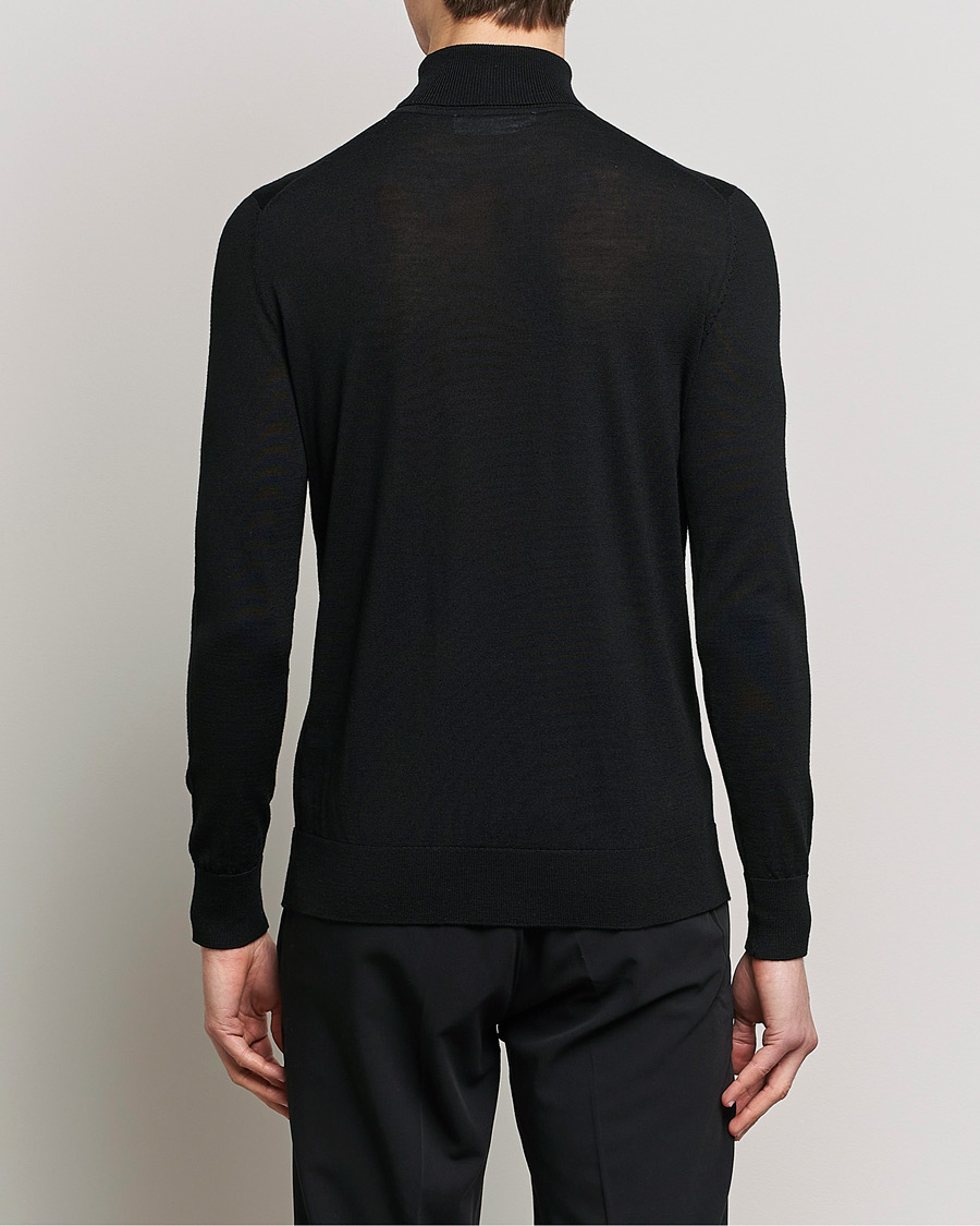 Herr | Tröjor | Samsøe Samsøe | Flemming Superfine Merino Wool Roll Neck Black