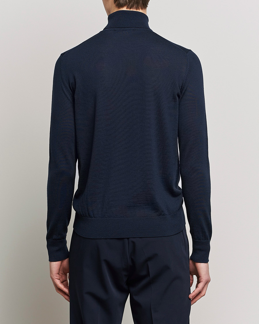 Herr | Tröjor | Samsøe Samsøe | Samsøe & Samsøe Flemming Superfine Merino Wool Rollneck Night Sky