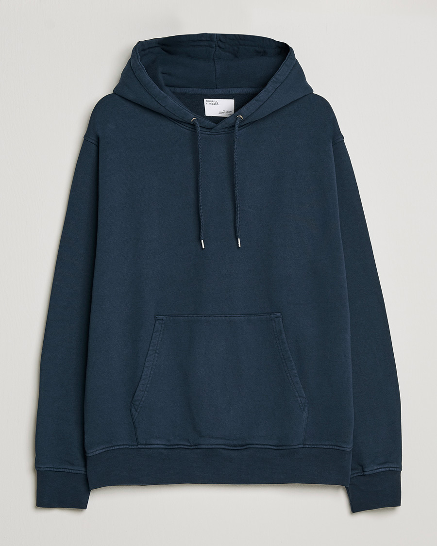 Herr | Tröjor | Colorful Standard | Classic Organic Hood Navy Blue