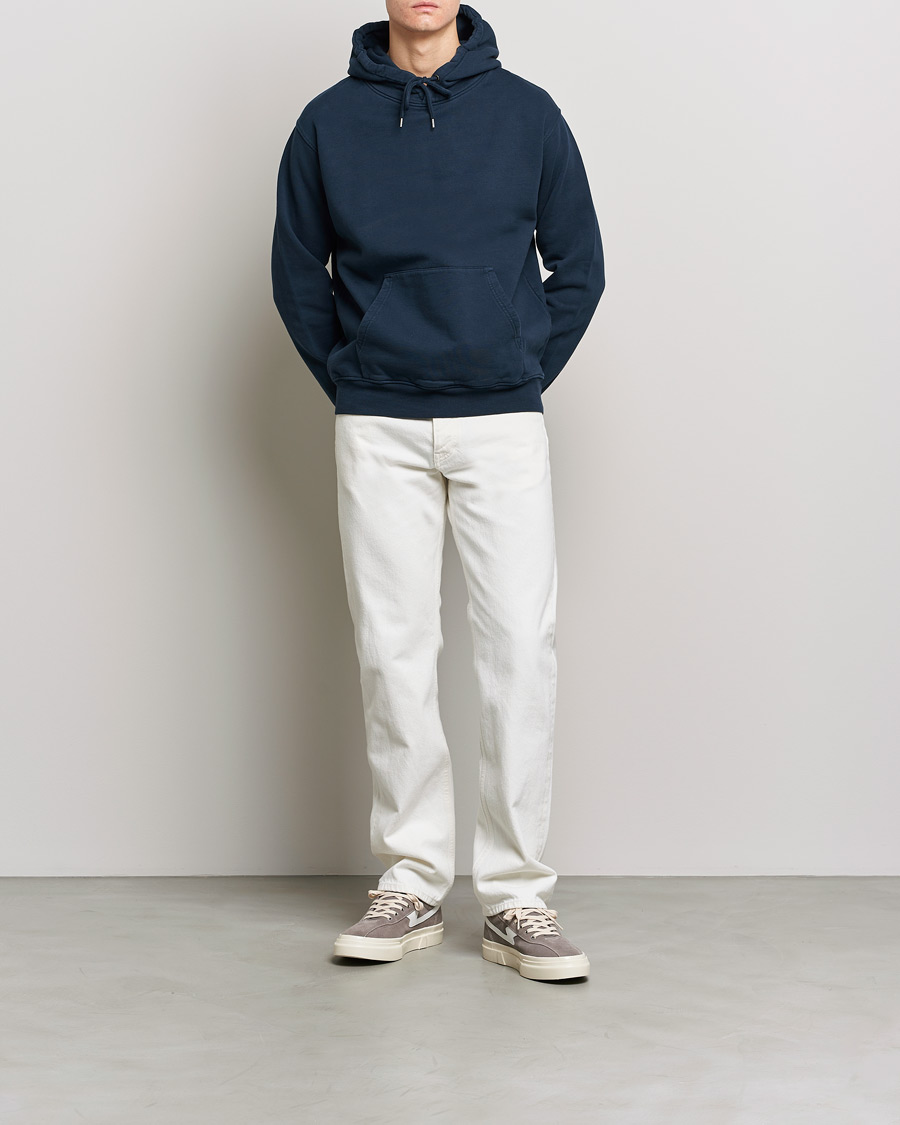 Herr | Wardrobe basics | Colorful Standard | Classic Organic Hood Navy Blue