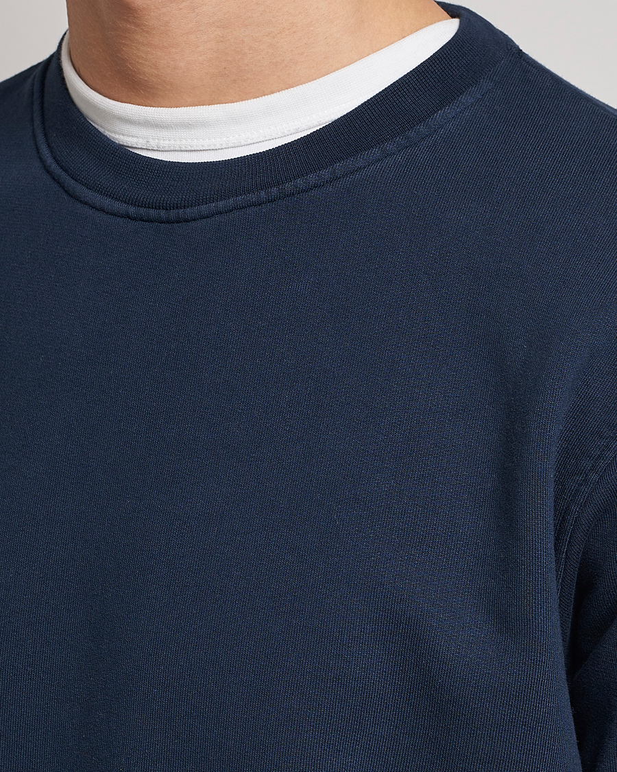 Herr | Tröjor | Colorful Standard | Classic Organic Crew Neck Sweat Navy Blue