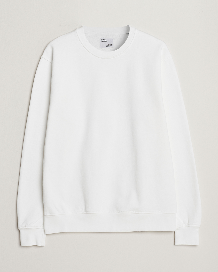 Herr | Tröjor | Colorful Standard | Classic Organic Crew Neck Sweat Optical White