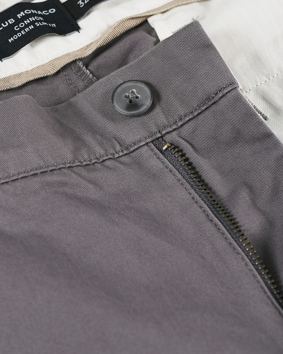 Herr | Byxor | Club Monaco | Connor Cotton Stretch Chino Grey
