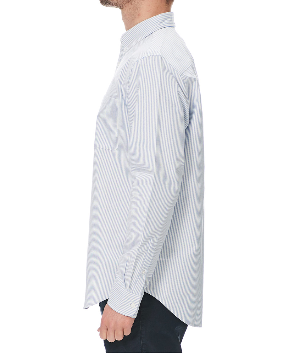 Herr | Skjortor | Club Monaco | Slim Fit Oxford Stripe Shirt Blue/White