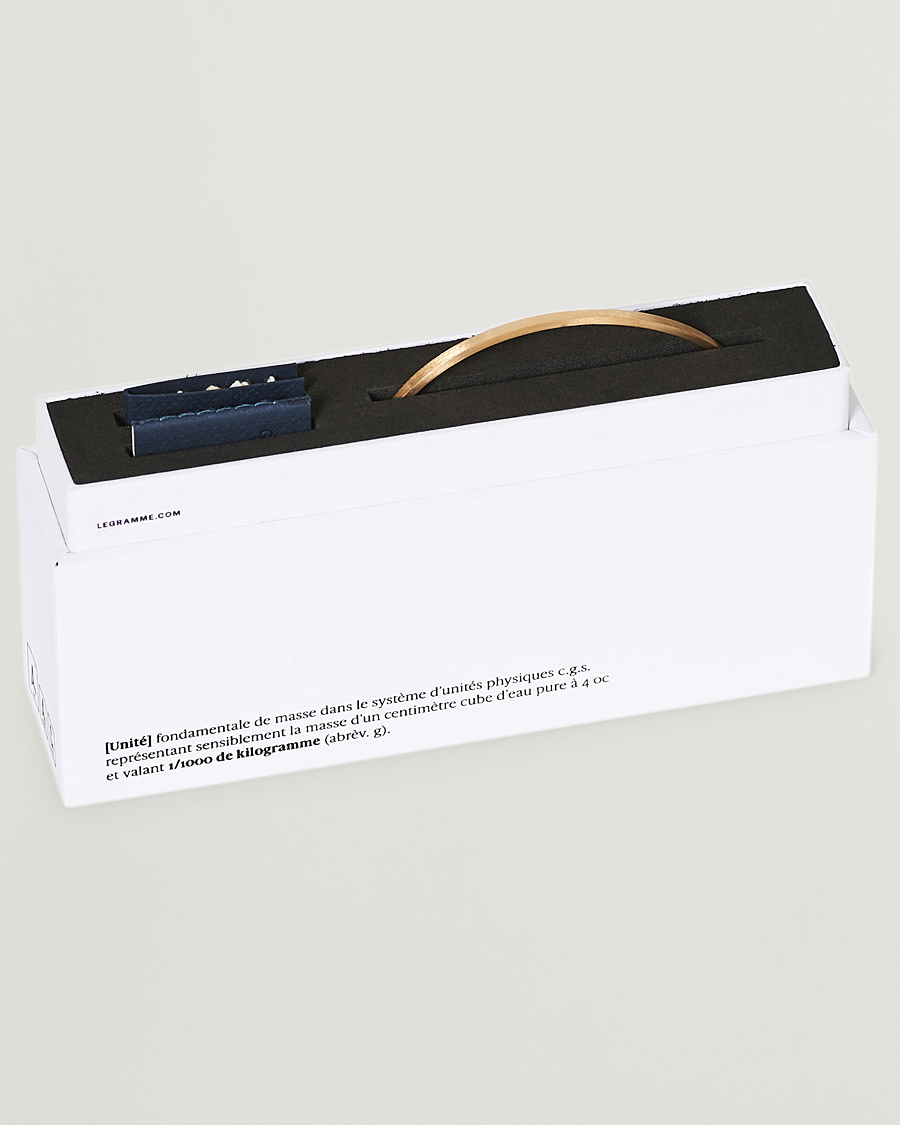 Herr | LE GRAMME Ribbon Bracelet Brushed Gold 18-Karat 7g | LE GRAMME | Ribbon Bracelet Brushed Gold 18-Karat 7g
