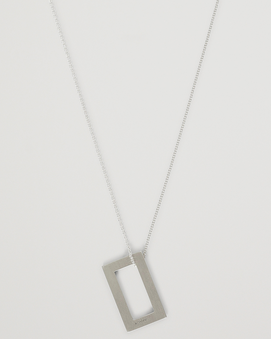 Herr | LE GRAMME Rectangular Necklace Le 3.4 Sterling Silver | LE GRAMME | Rectangular Necklace Le 3.4 Sterling Silver